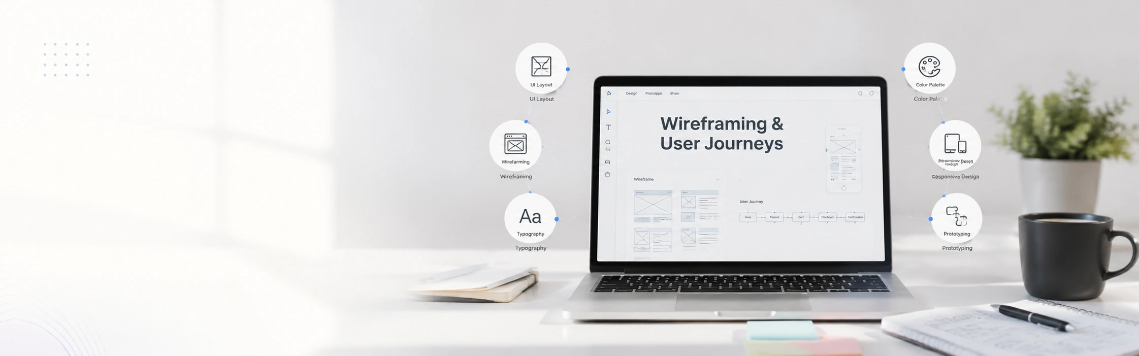 Wireframing & User Journeys